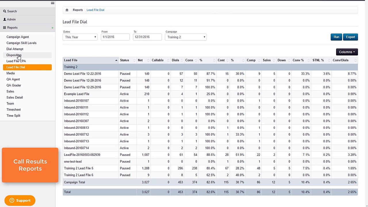 Reporting - CallShaper’s Hosted Dialing Platform Cloud Based - Outbound Call Center Solution