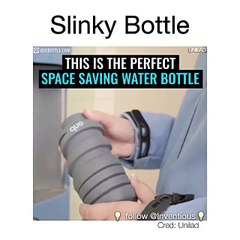 perfect space saving bottle | science | (inventions)