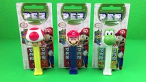 Super Mario Pez Candy Dispensers, Toad, Yoshi and Mario, マリオ, ヨッシー, キノピオ Kinopio