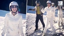 VIDEO Jacqueline Fernandes CRAZY Skiing STUNT In France