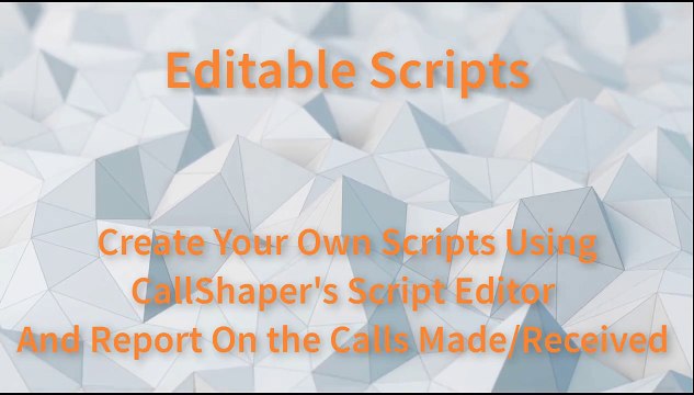 Script Writing - Callshaper’s Hosted Predictive Dialer Cloud Based - Cloud Contact Center Solutions