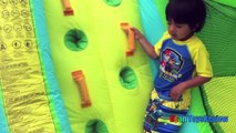 GIANT INFLATABLE SLIDE for kids Little Tikes 2 in 1 Wet 'n Dry Bounce Children p