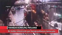 Balıkçı teknesi havaya uçtu!