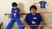 SUPERHERO KID RYAN TOYSREVIEW LIMITED EDITION T-SHIRT Family Fun For Kids Egg Surprise Toys-hSo9u