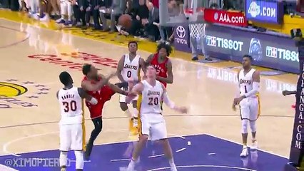 DeMar DeRozan & Timofey Mozgov Exchange Words - Raptors vs Lakers - Jan 1, 2017 - 2016-17 NBA Season