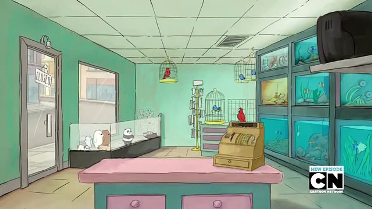 new We Bare bears pet shop HD Cartoon