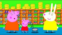 Peppa Pig Peppa Shopping New Shoes Coloring Pages Peppa Pig Coloring Book