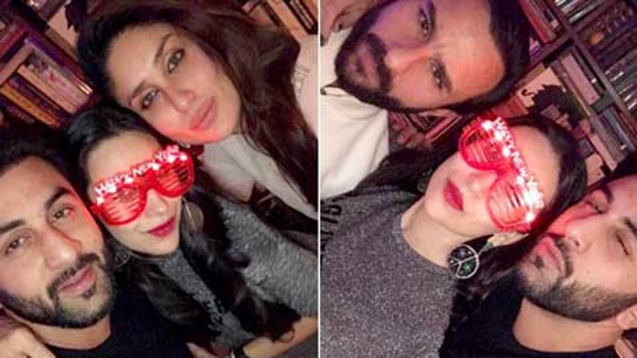 Kareena Kapoor | Saif Ali Khan | Ranbir Kapoor | Karisma Kapoor | New Year 2017 Party Inside Picture