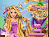 NEW Игры для детей—Disney Принцесса Рапунцель новая прическа—мультик для девочек