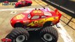 Lightning McQueen Cars and Lightning McQueen Monster Truck Fun Time with Spiderman