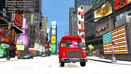 COLORS FOR CHILDREN TO LEARN TALKING TOM & COLORS FUN BUS PARTY WITH KIDS NURSERY RHYMES ACTION