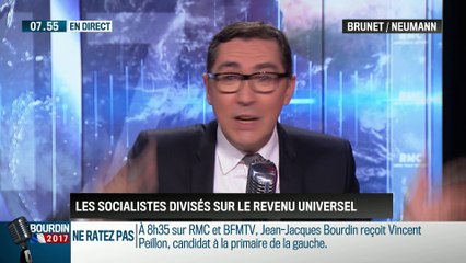 Brunet & Neumann: Les socialistes divisés sur le revenu universel - 02/01