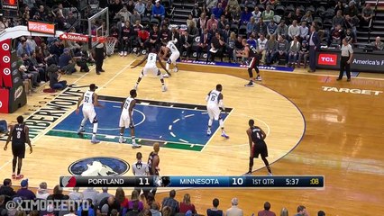 Portland Trail Blazers vs Minnesota Timberwolves - Full Highlights | Jan 1 | 2016-17