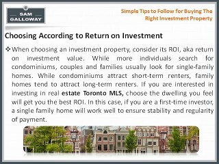 Simple Tips to Follow for Buying the Right Investment Property