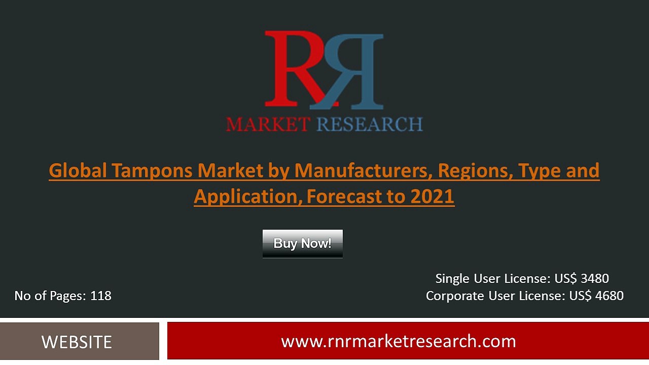 Global Tampon Industry Forecast to 2021 with Key Companies Profile, Supply/ Demand, Cost Structure and SWOT Analysis