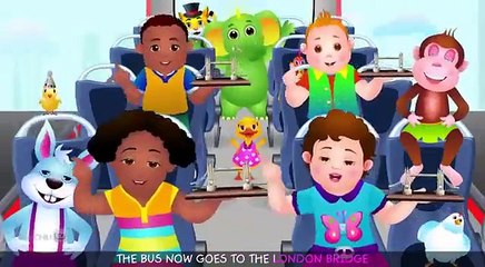 Wheels On The Bus London City Nursery Rhymes songs for kids