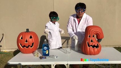 OOZING PUMPKIN Halloween Fun and Easy Science Experiments For Kids