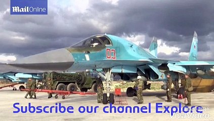 Russian fighter  jets swing  in action