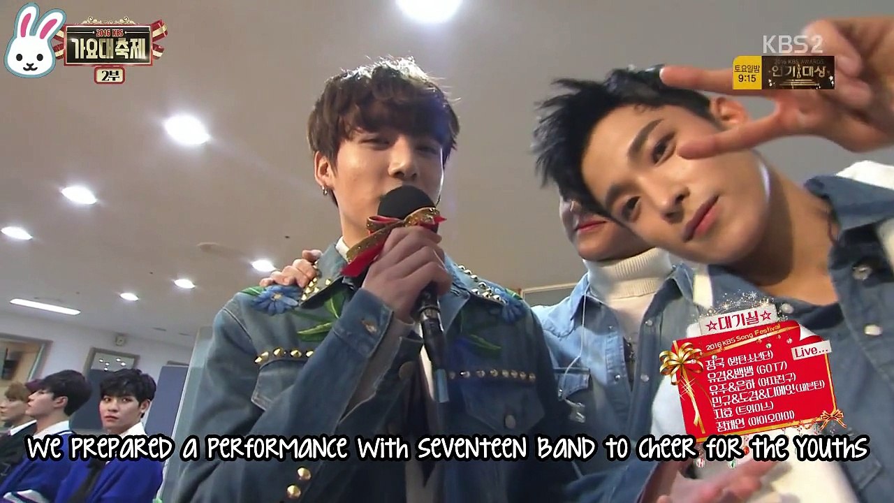 161229 KBS Gayo Daechukje Waiting Room (Jungkook)