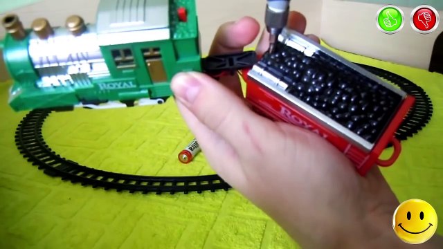 Union Pacific Retro Train Set 2 Railway Station Train Toys VIDEO FOR CHILDREN