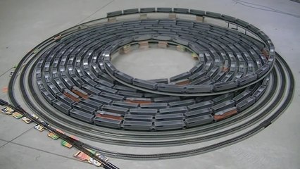 The spiral with Ho Scale ( side view )