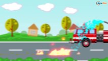 The Fire Truck - Cartoons for children | Emergency Vehicles for kids - Car Cartoons