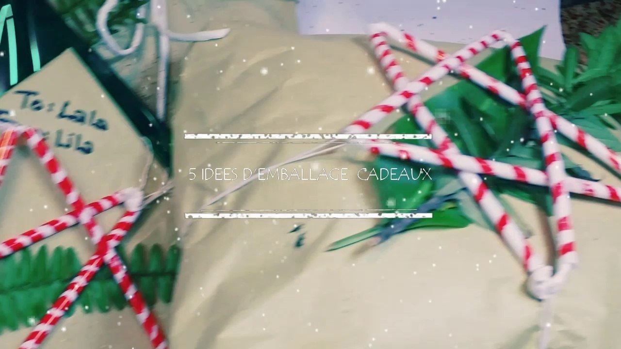 Des emballages festifs pour les fêtes