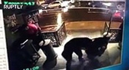 CCTV Footage Of Istanbul Nightclub Firing Incident