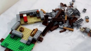 LEGO MINECRAFT!! [PART 2] Set 21115 THE FIRST NIGHT - Time-Lapse Build, Unboxing, Kids Toys-4DJJ