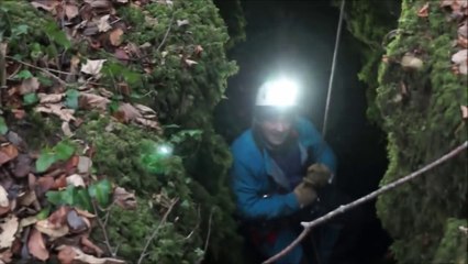 Ils sauvent un cerf coincé très profond dans un gouffre