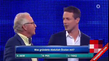 Alman devlet televizyonunda Öcalan sorusu