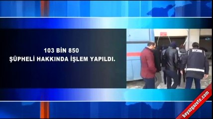 FETÖ'den 41 bin 326 kişi tutuklandı