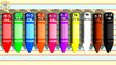 Learning Colors With Crazy Crayons For Kids Toddlers Babies
