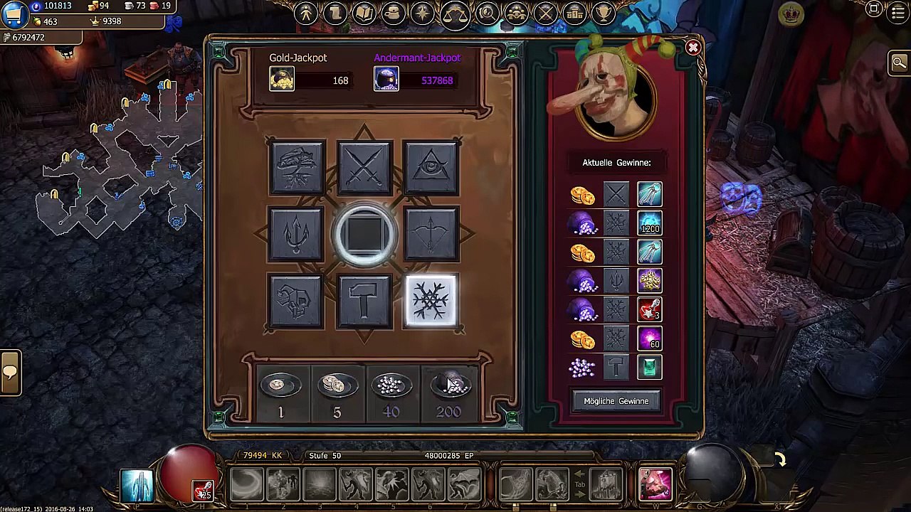 Give 100.000 Andermant to the Jesters _ Drakensang Online