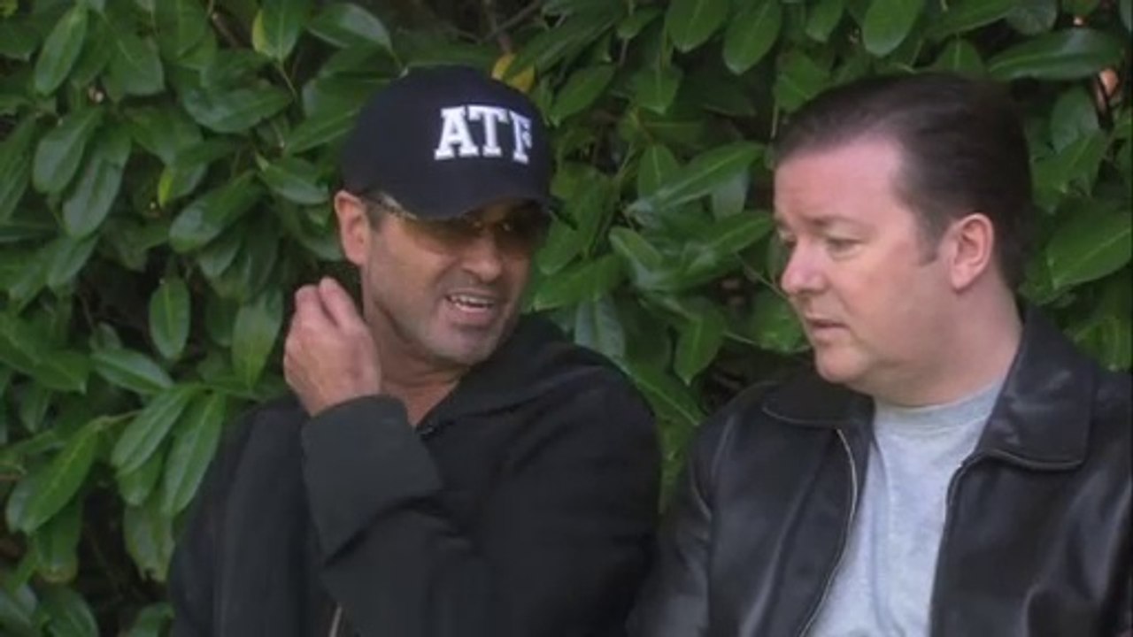 George Michael taking the Micky