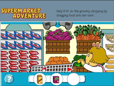 Arthur Supermarket Adventure Cartoon Animation PBS Kids Game Play Walkthrough