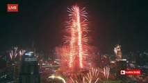 New Year Fireworks Dubai 2017 - Burj Khalifa Fireworks Live Show
