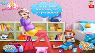 ᴴᴰ ღ Elsa New Baby Born ღ - Princess Elsa Frozen Game - Baby Games (ST)