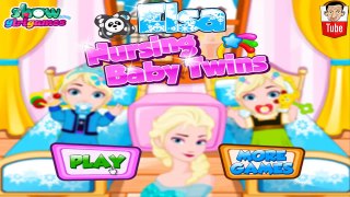 ᴴᴰ ღ Elsa Nursing Baby Twins ღ - Frozen Princess Elsa - Baby Games (ST)