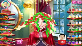 ᴴᴰ ღ Elsa's Christmas Hairstyle ღ - Frozen Elsa Games - Baby Games (ST)