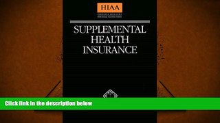 Audiobook  Supplemental Health Insurance Various Chapter Authors Pre Order
