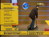1-2-3 TV Live Panne Teleshopping Sturz E-Scooter
