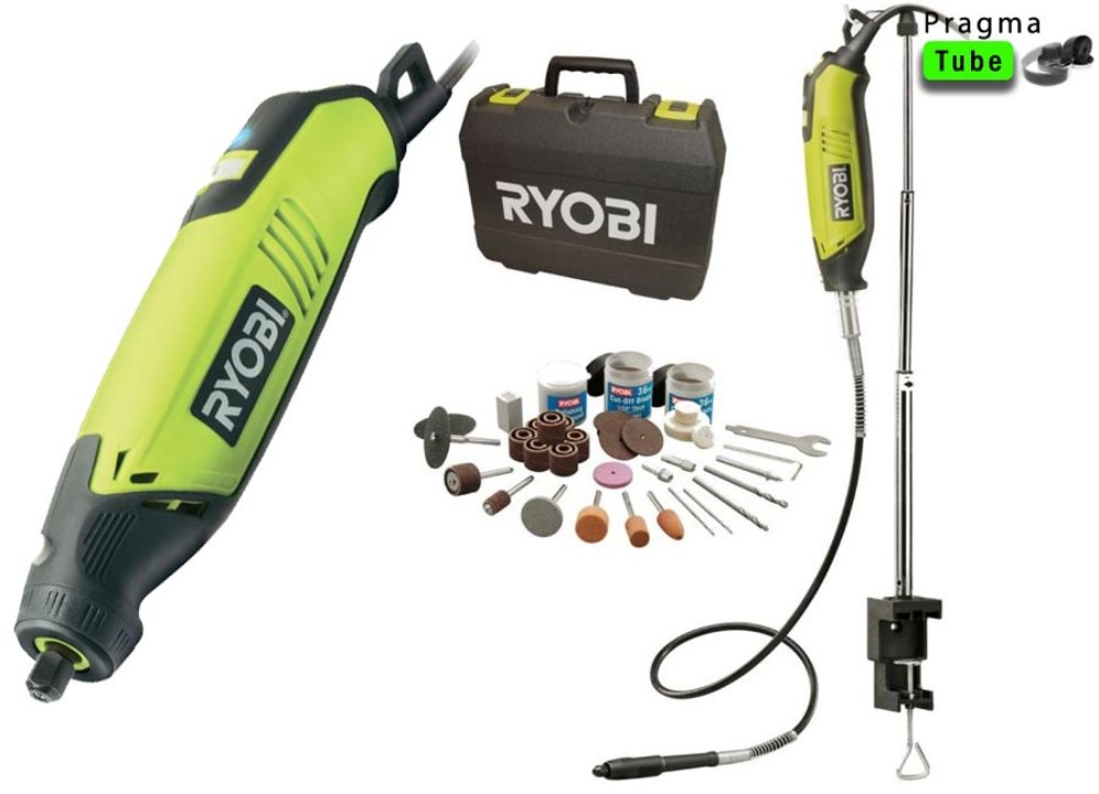 Mini appareil rotatif multifonctions Ryobi EHT150V 150W 115 accessoires - 5133000754
