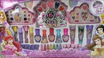 Disney Princess Jumbo Beauty Set! Princess Makeup! Nail Polish Lip Gloss Lotion! FUN