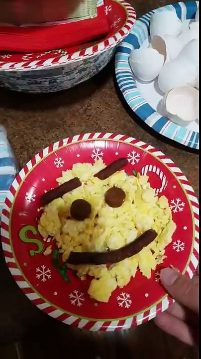 Une assiette contente / pas contente