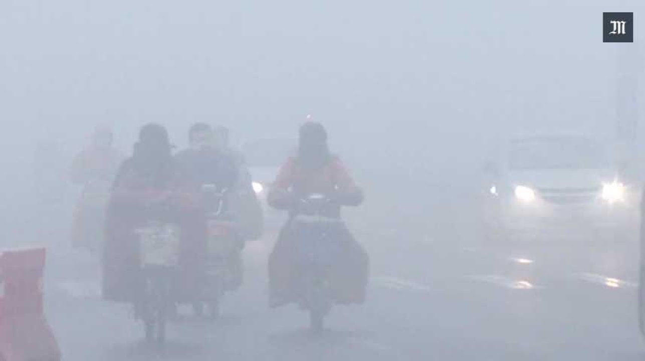 La Chine débute l'année 2017 sous un épais brouillard toxique