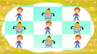 ПТИЧКИ - Развивающая песенка мультик для детей малышей Синий трактор Ворона курица воробей попугай