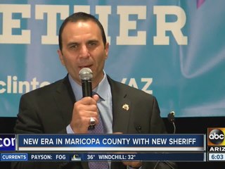 New Maricopa County sheriff takes office in private ceremony