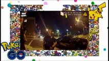 POKEMON GO Driver playing Pokemon Go crashes into police car