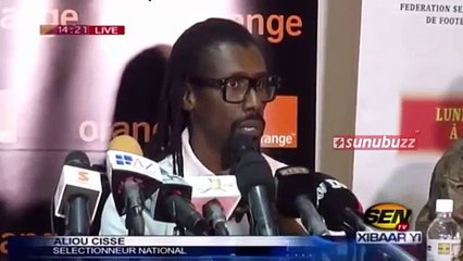 L’équipe national c’est un drapeau, c’est un maillot, c’est aussi une appartenance à une nation...." (Aliou Cissé)